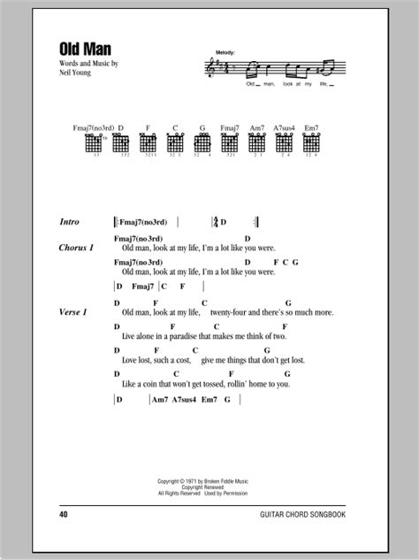 neil young guitar chords|guitar chords to old man.